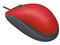 Mouse Óptico Logitech M110 Silent, 1000 dpi, 3 Botones, USB. Color Rojo.