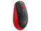 Mouse Óptico Inalámbrico Logitech M190 Full-Size, 1000 dpi, 3 botones, USB, color rojo