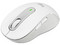 Mouse Óptico Inalámbrico Logitech M650, Hasta 2000 dpi, Bluetooth, USB. Color Blanco.