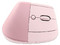 Mouse Inalámbrico Logitech Lift Vertical Ergonomic, 6 botones, hasta 4000 dpi. Color Rosa.