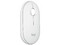 Mouse Óptico Inalámbrico Logitech Pebble Mouse 2 M350S, Bluetooth, 4000 DPI, Color Blanco.