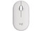 Mouse Óptico Inalámbrico Logitech Pebble Mouse 2 M350S, Bluetooth, 4000 DPI, Color Blanco.