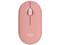 Mouse Óptico Inalámbrico Logitech Pebble Mouse 2 M350S, Bluetooth, 4000 DPI, Color Rosa.