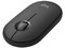 Mouse Óptico Inalámbrico Logitech Pebble Mouse 2 M350S, Bluetooth, 4000 DPI, Color Negro.