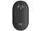Mouse Óptico Inalámbrico Logitech Pebble Mouse 2 M350S, Bluetooth, 4000 DPI, Color Negro.