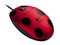 Mouse Logitech Ladybug para niños, Óptico USB
