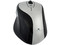 Mouse Manhattan MXD Óptico Inalámbrico, USB con Cargador de Baterías. Color Negro/Plateado