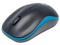 Mouse Óptico Inalámbrico Manhattan succes, Resolución ajustable hasta 1000 dpi, 2.4 GHz, USB. Color Negro/Azul.