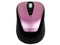 Mouse Microsoft 3000 Óptico Inalámbrico para Laptop, USB. Color Rosa