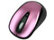Mouse Microsoft 3000 Óptico Inalámbrico para Laptop, USB. Color Rosa
