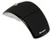 Mouse Microsoft Arc láser Inalámbrico USB, diseño cómodo y plegable. Color Negro