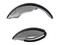 Mouse Microsoft Arc láser Inalámbrico USB, diseño cómodo y plegable. Color Negro