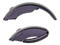 Mouse Microsoft Arc láser Inalámbrico USB, diseño cómodo y plegable. Color Púrpura