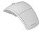 Mouse Microsoft Arc láser Inalámbrico USB, diseño cómodo y plegable. Color Blanco