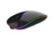 Mouse Ergonómico Inalámbrico Nextep NE-412N, hasta 1,600 dpi, iluminación RGB. Color Negro.