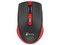 Mouse Óptico Inalámbrico Nextep NE-413NR, Receptor USB. Color Negro/Rojo.