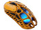 Mouse Gamer Inalámbrico GravaStar Mercury X & X Pro, Sensor Óptico, 32000 DPI, Diseño Ergonómico, Receptor USB, Bluetooth, USB Tipo C. Edición Especial Amarillo.