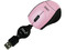 Mini Mouse Perfect Choice Óptico, Cable Retráctil USB. Color Rosa