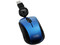 Mini Mouse Perfect Choice Óptico, Cable Retráctil USB. Color Azul