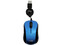 Mini Mouse Perfect Choice Óptico, Cable Retráctil USB. Color Azul
