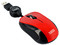 Mini Mouse Perfect Choice Óptico, Cable Retráctil USB. Color Rojo