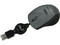 Mini Mouse Perfect Choice Óptico, Cable Retráctil USB. Color Gris