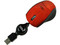 Mini Mouse Perfect Choice Óptico, Cable Retráctil USB. Color Naranja