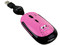 Mini Mouse Perfect Choice MONZTERZ Óptico, Cable Retráctil USB. Color Rosa