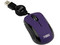 Mini Mouse Perfect Choice Elemental, Óptico, Cable Retráctil USB. Color Morado