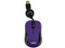 Mini Mouse Perfect Choice Elemental, Óptico, Cable Retráctil USB. Color Morado