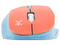 Mouse inalámbrico Perfect Choice Thumb, Ergonómico, Receptor USB, hasta 6,000 dpi, 6 botones, Color Azul/Mamey.