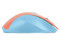 Mouse inalámbrico Perfect Choice Thumb, Ergonómico, Receptor USB, hasta 6,000 dpi, 6 botones, Color Azul/Mamey.