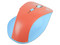 Mouse inalámbrico Perfect Choice Thumb, Ergonómico, Receptor USB, hasta 6,000 dpi, 6 botones, Color Azul/Mamey.