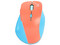 Mouse Óptico Inalámbrico Perfect Choice PC-045120, Hasta 1,600 dpi, USB. Color Naranja/Azul