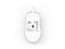Mouse Gamer Redragon K1NG M724, 12400 DPI, 5 Botones Programables, Cable USB. Color Blanco.
