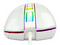 Mouse Óptico Gamer Redragon Cobra Chroma 2 M711W, hasta 10000 dpi, 8 botones. Color Blanco