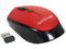 Mouse TechZone TZ19MOU01 Inalambrico, Receptor USB, 1600 dpi. Color Rojo/Negro.