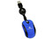Mini Mouse TechZone Óptico, retráctil USB. Color Azul