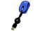 Mini Mouse TechZone Óptico, retráctil USB. Color Azul