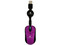 Mini Mouse TechZone Óptico, retráctil USB. Color Lila