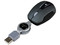 Mini Mouse TechZone Óptico, retráctil USB. Color Gris