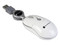 Mini Mouse TechZone Láser, Cable Retráctil USB. Color Blanco
