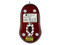 Mini Mouse TechZone Láser, Cable Retráctil USB. Color Rojo