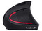 Mouse Inalámbrico TechZone Ergo 02, hasta 1600 dpi, 6 botones, Bluetooth, Receptor USB, Batería recargable. Color Negro.