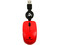 Mini Mouse TrueBasix Óptico, retráctil USB. Color Rojo
