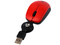 Mini Mouse TrueBasix Óptico, retráctil USB. Color Rojo