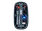 Mouse Óptico Inalámbrico Vorago MO-415, hasta 1600 dpi, Bluetooth, Receptor USB, Transparente.