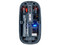 Mouse Óptico Inalámbrico Vorago MO-415, 1600 DPI, Bluetooth, Receptor USB, Transparente.