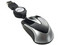 Mouse óptico Verbatim 97256, retractil, USB. Negro/Gris.