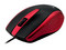 Mouse óptico Verbatim, USB. Color Negro/Rojo.